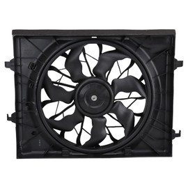 TRQ Radiator Cooling Fan Assembly Compatible with 2016-2020 Kia Optima