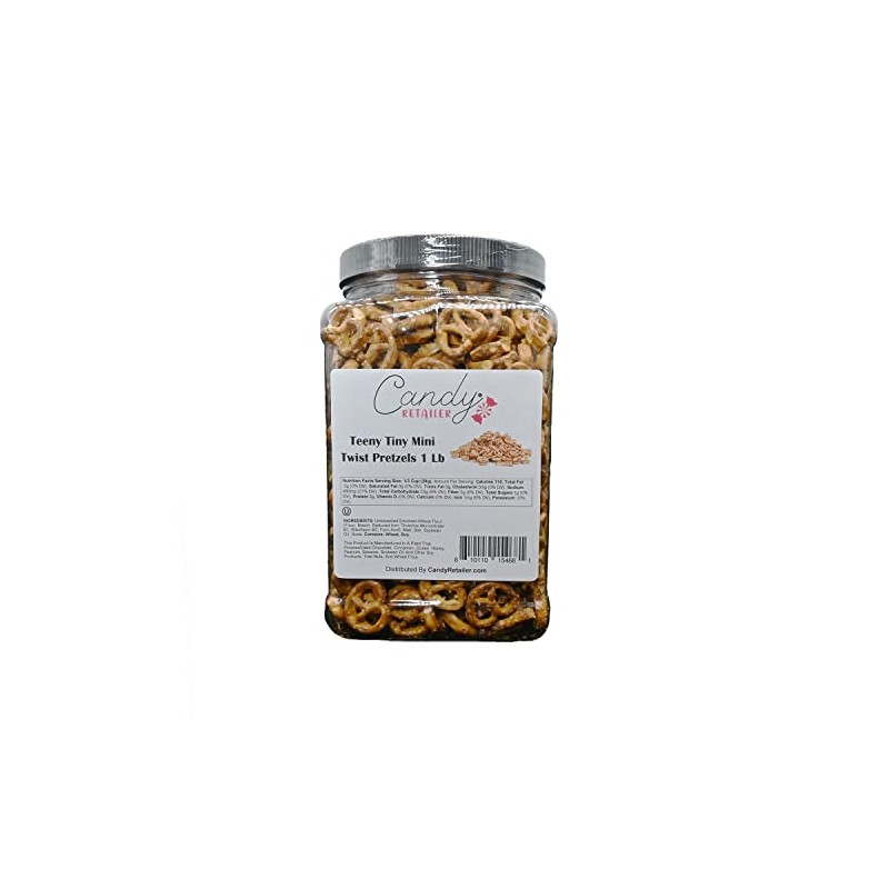 Candy Retailer Teeny Tiny Mini Twist Pretzels 1 Lb
