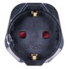 Typ-G-Steckeradapter (Englisch) auf Europäisch (EU), 3.250 W, Schwarz