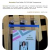 Sormasha Porta Gafete o Credencial, PVC Alta Transparencia Calibre S30