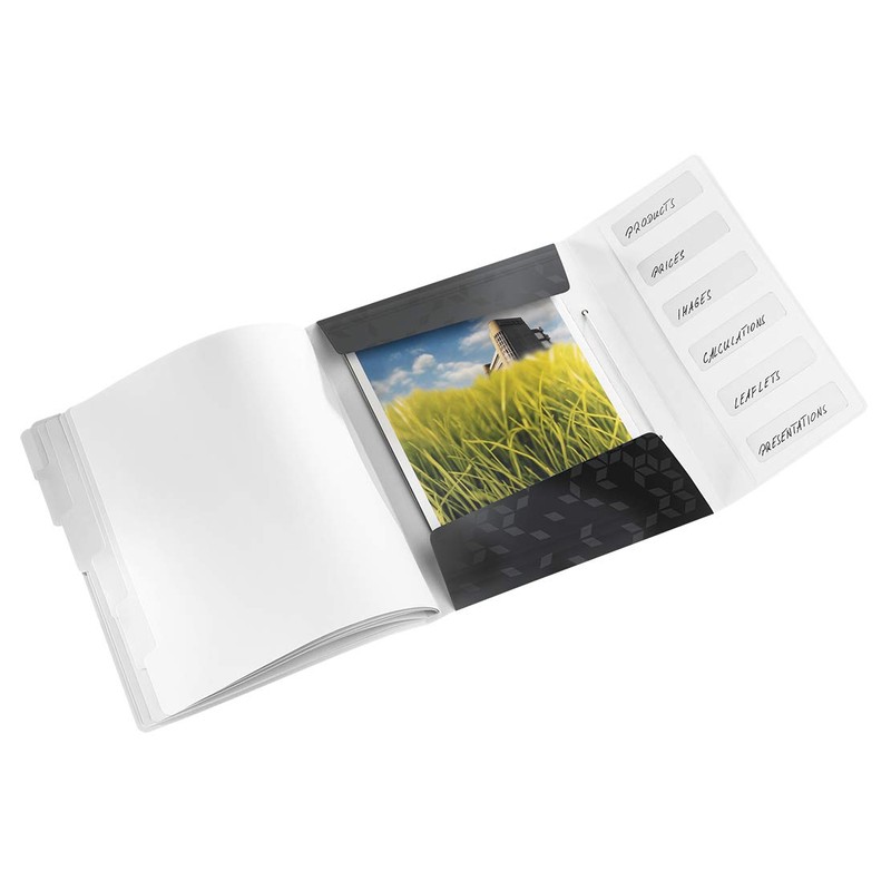 Leitz A4 file for up to 200 sheets, 6 compartments