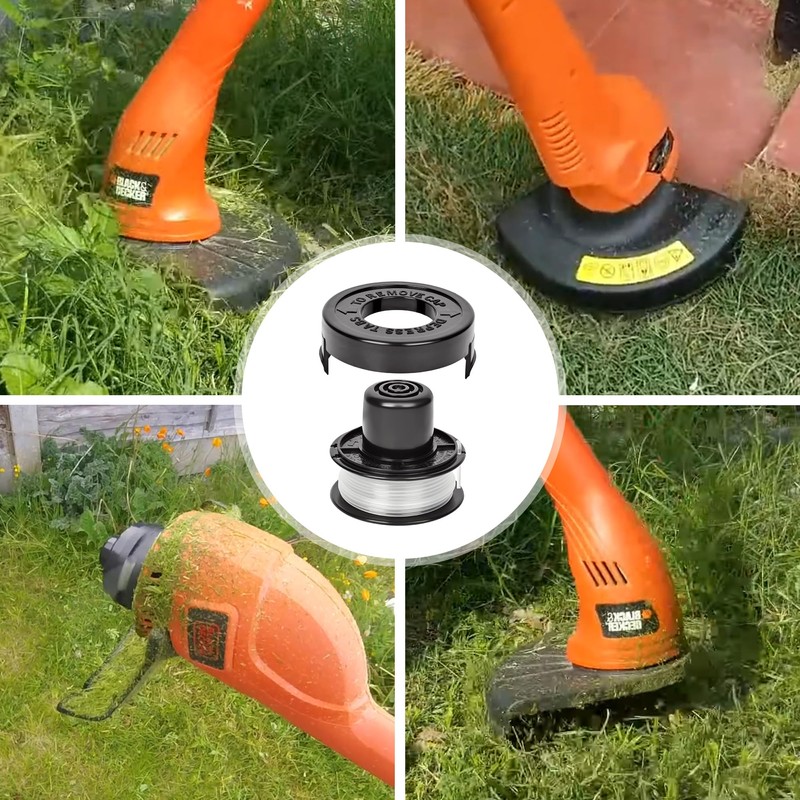 Flaveano Strimmer Wire for Black and Decker Trimmers, 4 Replacment