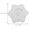 Uonlytech 2pcs Silicone Candle Holder Molds Silicone Lotus Flower Candlestick