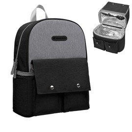 Kikkaboo Nia Changing Bag Backpack Zip Opening Various Compartments Colour: Black