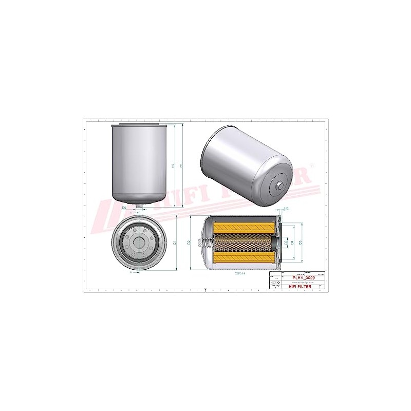 HIFI Filter Hydraulic Filter SH 60207