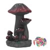 Mushroom Backflow Incense Burners Handcrafted Exquisite Details Resin Backflow Incense