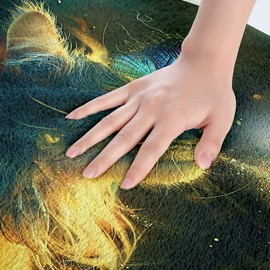 jejeloiu Cute Cat Soft Fleece Door Carpet 3D Cat Polyester Bath Rug Kids Boys Girls Blue Butterfly Non Slip Bath Mat Pets Animal Bathroom Floor Indoor Doormat,16x24 Inch