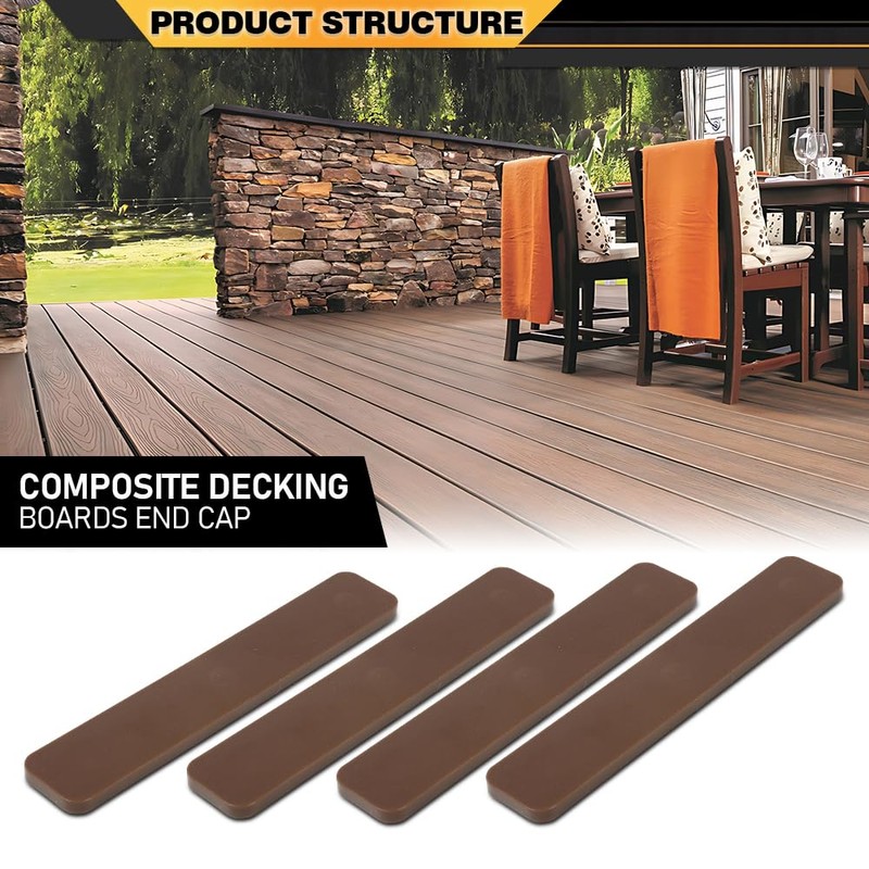 CNNELL ONLY Fit TREX Composite Decking Boards End Cap (4