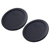 Pyrex Bundle - 2 Items: 7201-PC 4-Cup Black Plastic Food