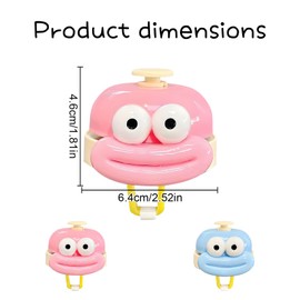 Jicyor Children's Bicycle Bell, Pack of 2, Bell, Children's Bell, Styling, Cute, Funny, A Beautiful Decoration for the Decoration of Bicycles