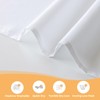 River Dream White Extra Long Shower Curtain or Liner with