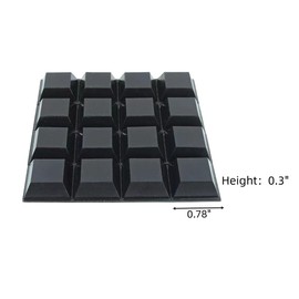 Rubber Feet for Electronics-Adhesive Rubber Feet 32PCS,Black Rubber Feet Adhesive, Stick On Rubber Feet, Rubber Bumpers Self Adhesive