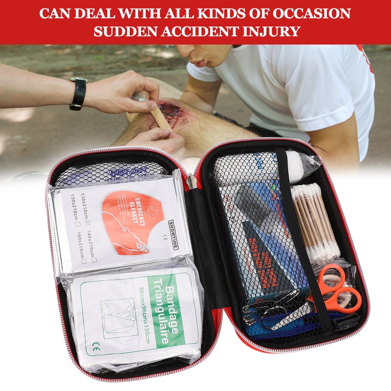 Portable Emergency Aid Kit Home Outdoor Car Emergency Survival Treatment