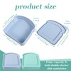 guduling 2pcs Sandwich Holder for Lunchbox, Toast Shape Sandwich Container,
