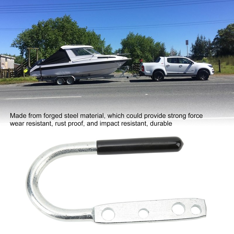 Trailer Coupler Handler Steel Lift Handle Coupling Connector Hand Handle