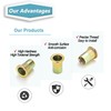 Kadrick Rivet Nut Kit, 810pcs SAE & Metric Rivet Nut