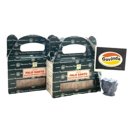 Govinda - Bangalore (BNG) Palo Santo Backflow Cones 48 pcs with Incense Burner