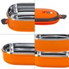 Stainless Steel Bento Box, Leakproof Lunch Box with Handle Insulated