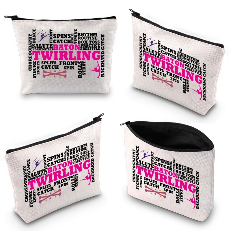 Baton Twirling Makeup Bag Baton Twirler Gift Majorette Marching Band