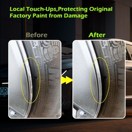 FOLLOWIN Silver Rim Touch Up Paint for Cars,Car Paint Scratch Repair Rim Curb Rash,1OZ(30ml)