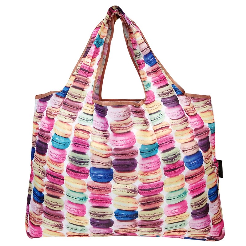 Bowbear Foldable Nylon Reusable Shopping Grocery Bag (Set of 3),