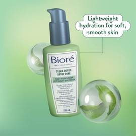 Biore Clean Detox Moisturizer, for Normal to Combination Skin, 100mL
