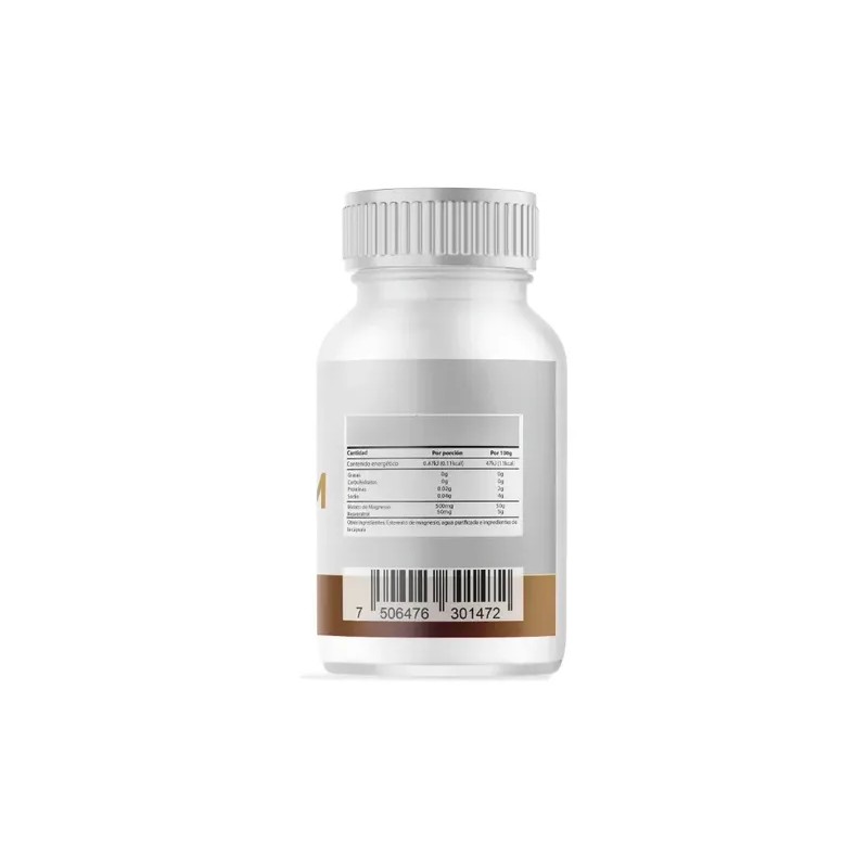 Malato Magnesio Natural Energy 500mg 120 Capsulas
