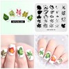 KADS Templates for Nails Leaf Nature Fall Stamping Plates Image
