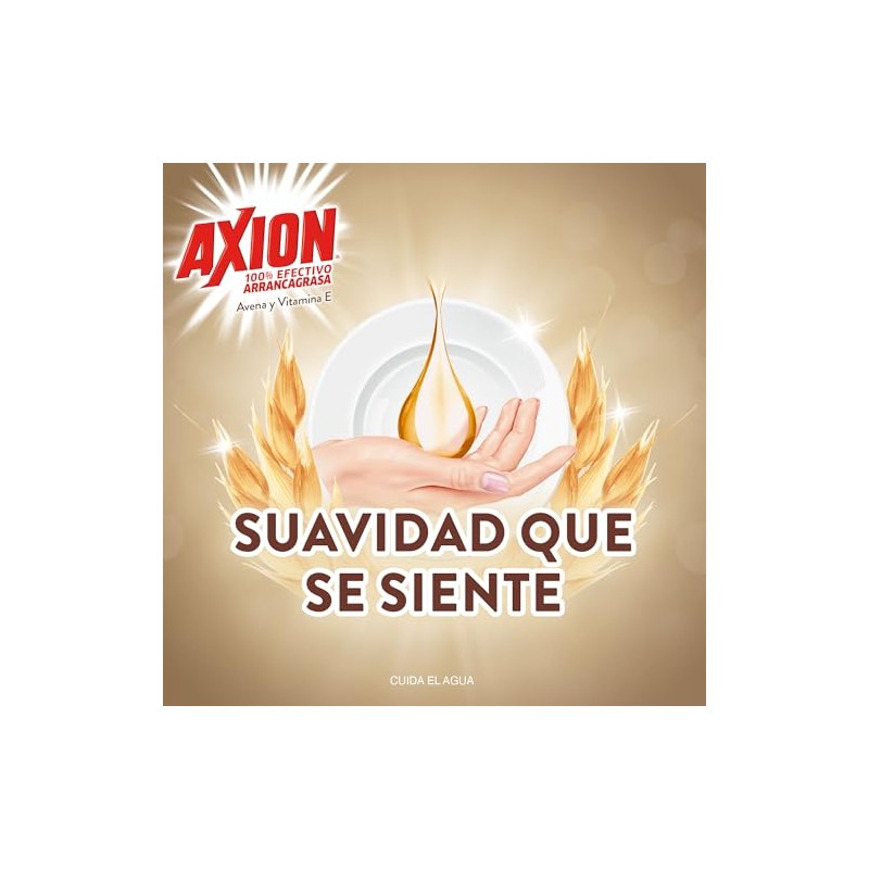 Axion Avena Lavatrastes Líquido Con Vitamina E Suave 640ML