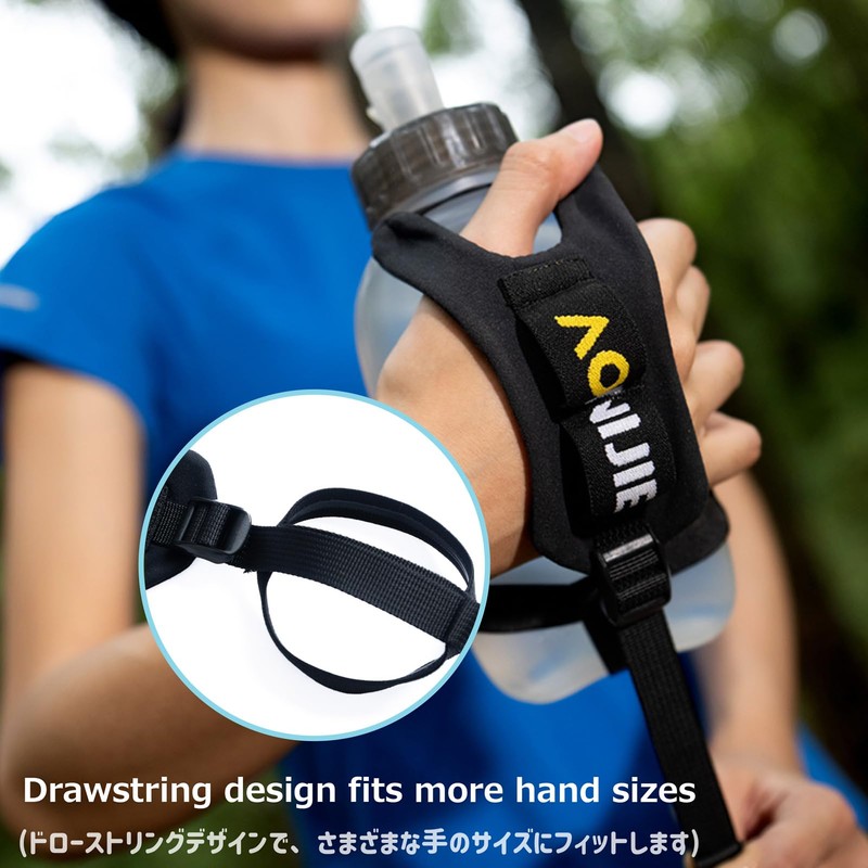 Azarxis Handheld Water Bottle, BPA-Free Hydration Bottle 420 mL for