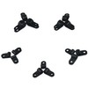 240 PCS R Type Cable Clips,Cable Cleats,P Clips (Black)