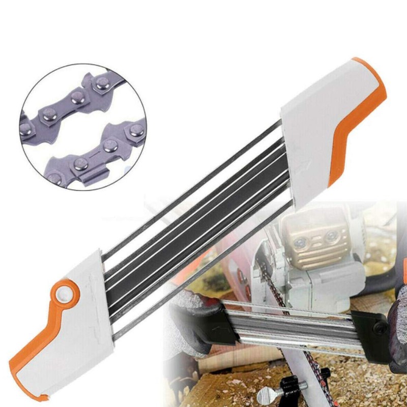 LIZHOUMIL 2 in 1 Metal Chainsaw Sharpener for Chainsaw 3/8"