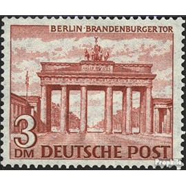 Berlin (West) 59X tested, falling watermark fine used/cancelled 1949 Berlin Buildings (Stamps for collectors)