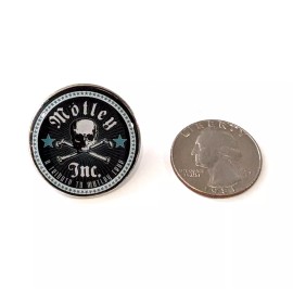 Motley Inc. - The Ultimate Motley Crue Tribute Rock Band Enamel Lapel Brooch Pin