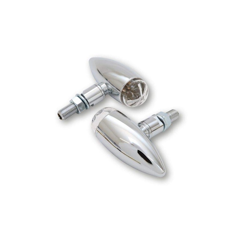 HIGHSIDER LED Indicator Micro Bullet Chrome-Plated