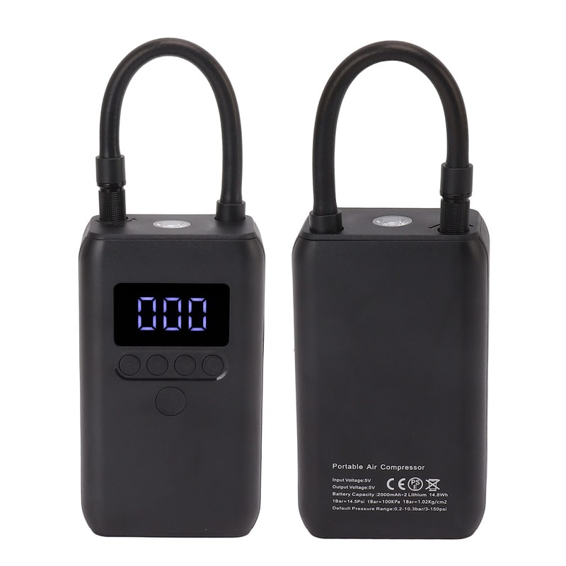 5V 2.4A Charging Pump Portable Cordless Electric Tire Inflator with