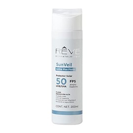 Reve Dermatologique | SunVeil Active Plus FPS 50 - Protector Solar - Filtro UVA y Filtro UVB – Resistente al agua -200 m