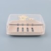 Square soap stand with lid case 5ea
