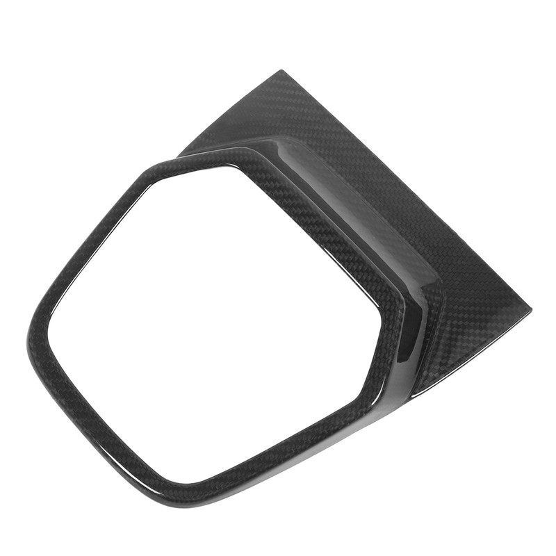 Car Gear Box Cover Trim Carbon Fiber Console Shifter Panel