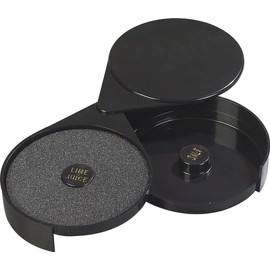 Carlisle GR1003 2-Tier Acrylic Margarita And Cocktail Glass Rimmer, Black