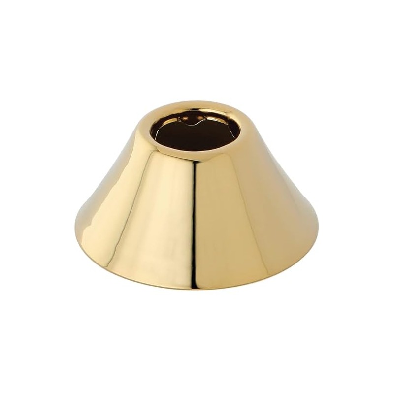 Westbrass BELL1PB Elizabethan Classics 1/2" Solid Brass IPS Bell Flange,