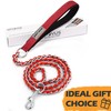 S-ETOVUS Dog Leash Chew Proof, Chain Leash Anti Chew Dog