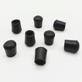 Yuecy 8 PCS Trivet Rubber Feet/Pegs, Replacement for Metal Trivets (Black)