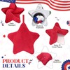 Breling 6 Pcs Patriotic Star Hanging Hand Towels 4th of