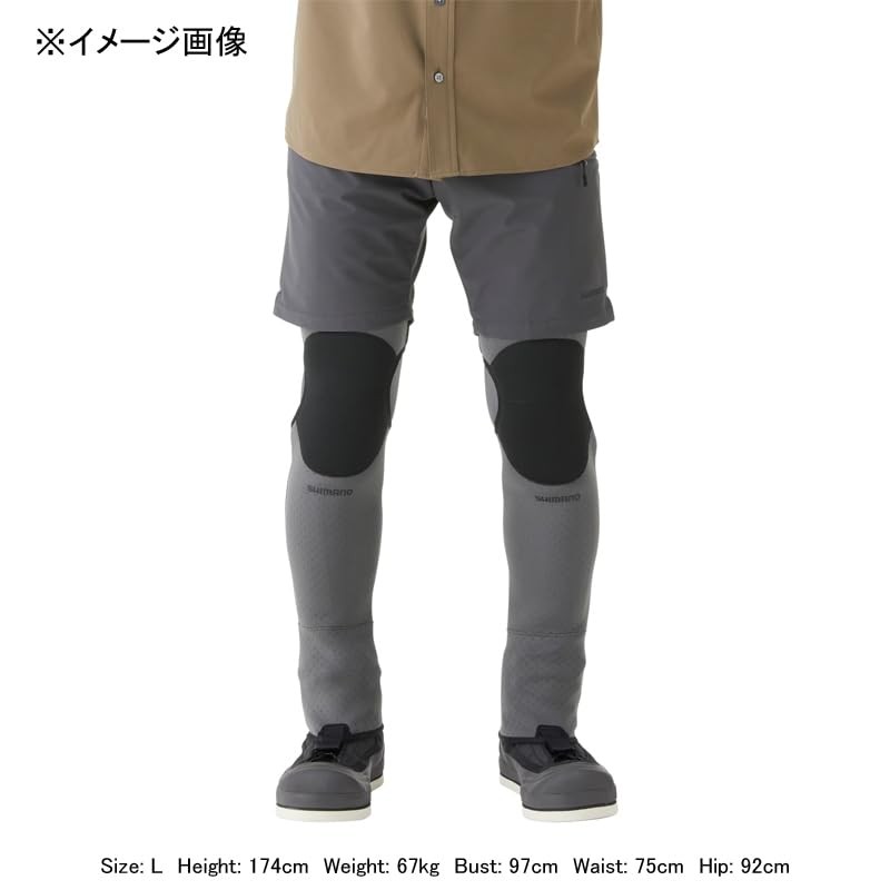 Shimano FI-026W Standard Gator (No Socks) Charcoal L