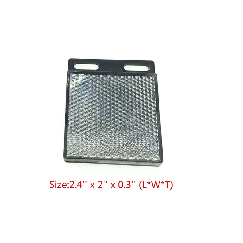 YXQ E3JK-R4M2 DC 12-24V Retroreflective Photoelectric Beam Sensor Switch w/Reflector