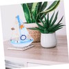 Gatuida Miniature Sailboat Model Decoration Nautical Themed Beach Decor for