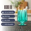 Unbreakable Elegant Acrylic Goblet Wine & Cocktail Glasses | 15