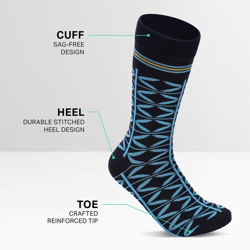 Calcetines de vestir para hombre, calcetines divertidos y coloridos de