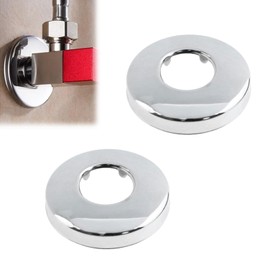 2pcs Flange Tube Cover Pipe Cover Decoration Flange for Pipe Decorative Faucet Cover Plumbing Cover Plate Pipe Faucet Decoration Plumbing Cover Plate